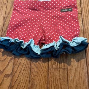 Red white blue polkadot, Matilda, Jane bloomers size 2